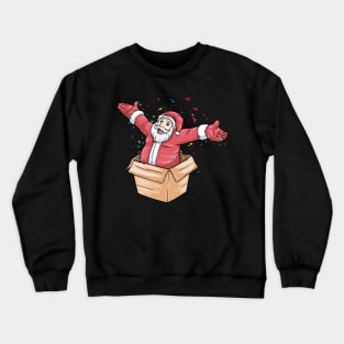 Santa Claus at Christmas Crewneck Sweatshirt